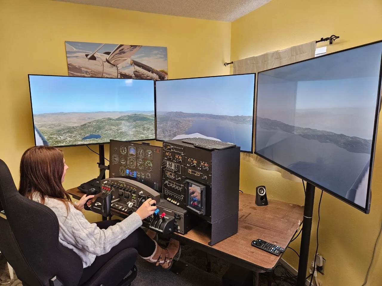 PFC CR-12 Advanced Aviation Training Device at NV Flight